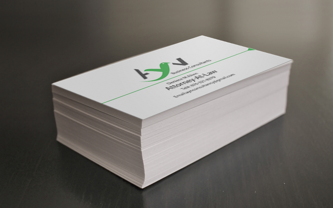 Ayn Business cards